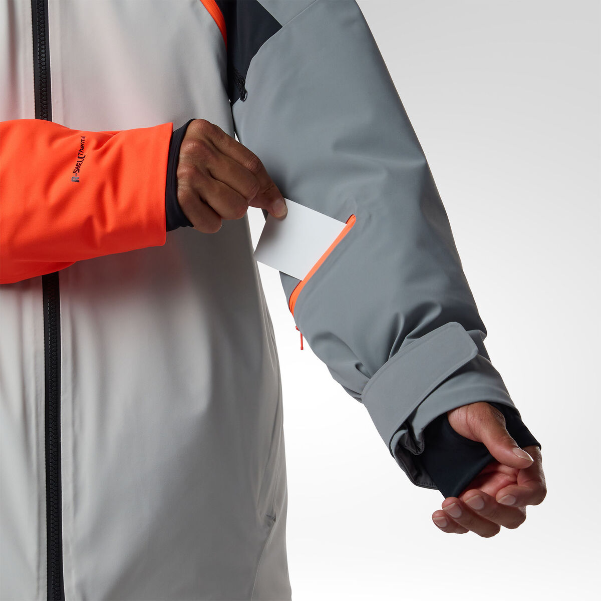Rossignol Men's 4-Way Stretch Insulated Ski Jacket Grey