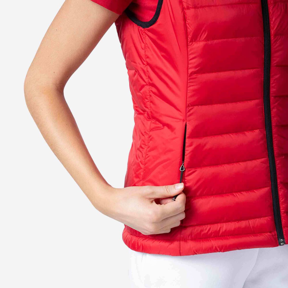 Rossignol Women's insulated vest 180GR red