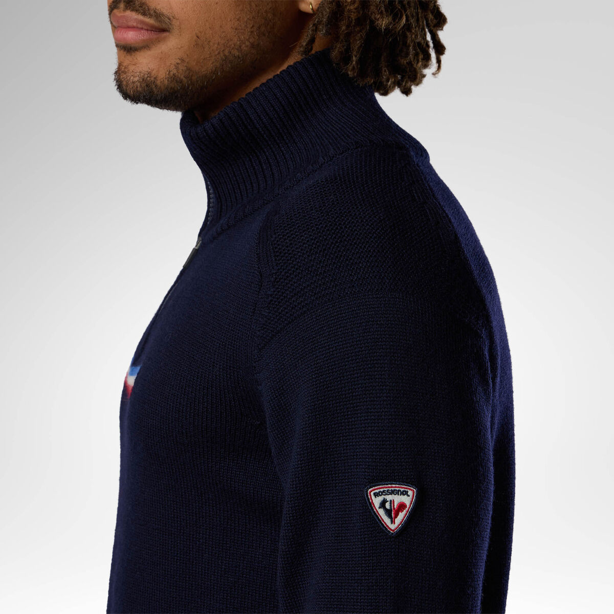 Rossignol Men's Half Zip Merino Sweater [Ldw.value.EnumValue;@3e23ad7f