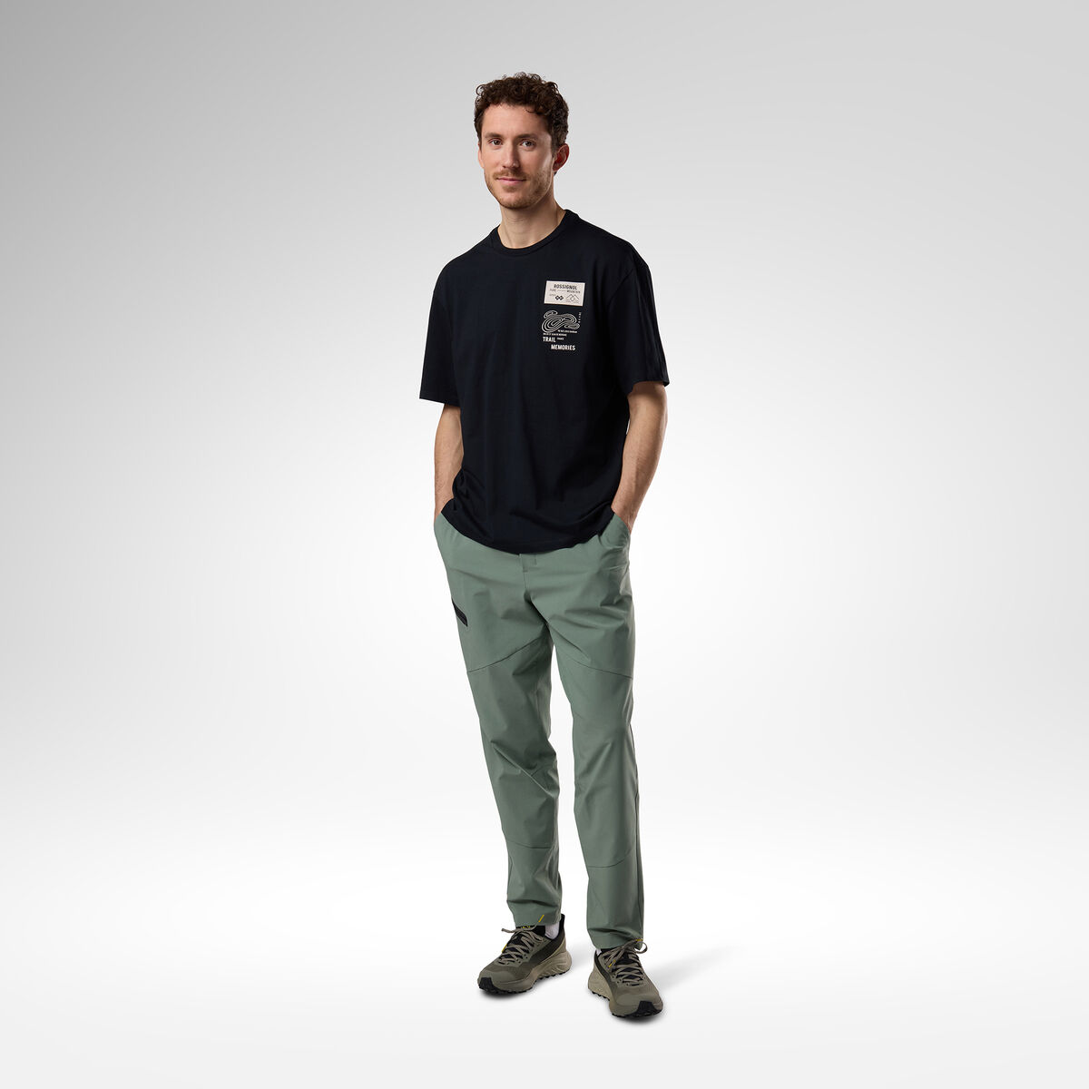 Rossignol Men's Graphic Waterfall Tee Black