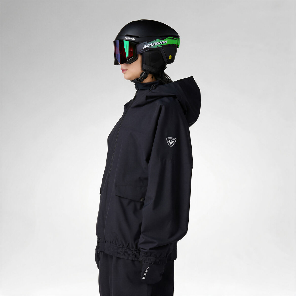 Rossignol Unisex Alltrack 2L Shell Ski Jacket Black