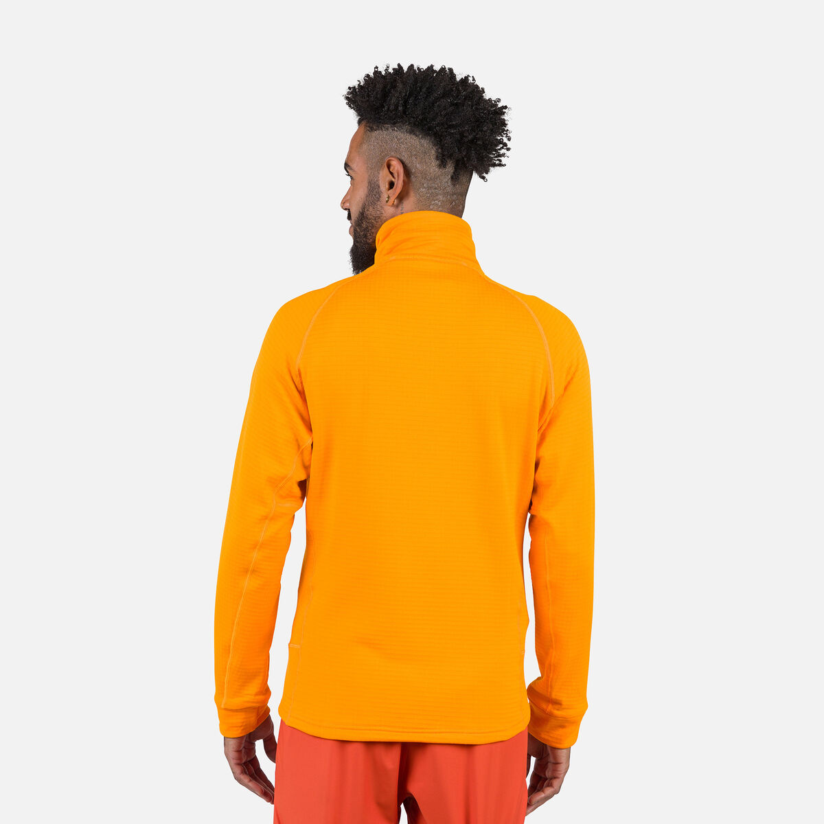 Rossignol Men's Blackside Full-Zip Fleece Jacket Orange