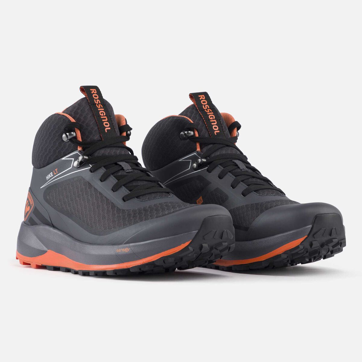 Men's dark grey lightweight hiking shoes