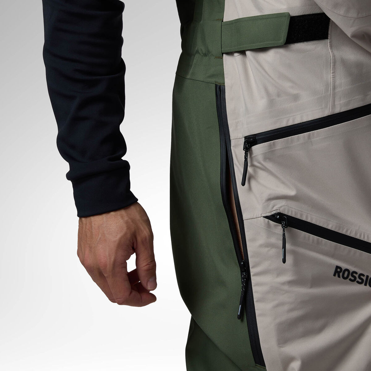 Rossignol MEN'S PROCLIVITY ATHLETE SKI BIB Grey
