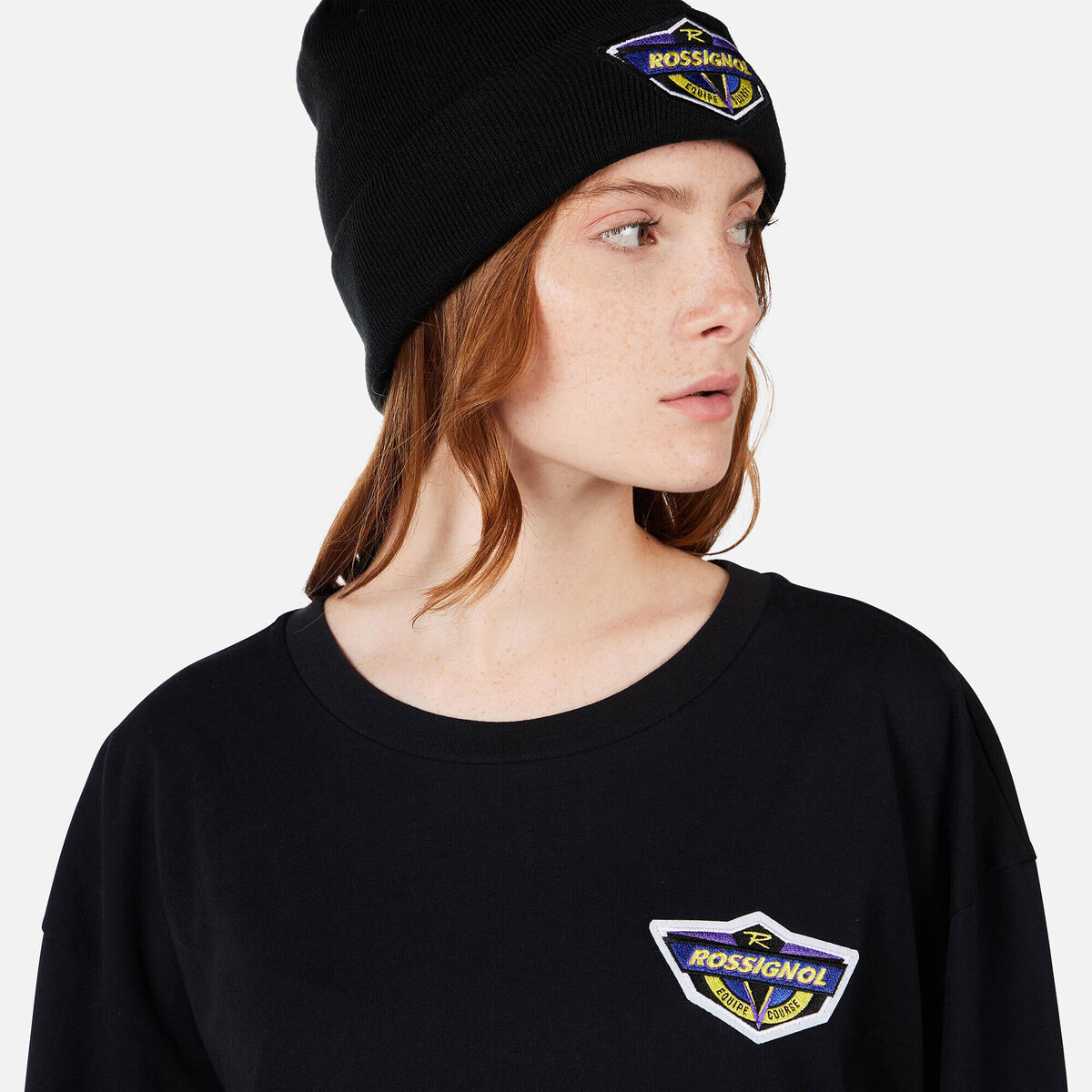 Rossignol Tee-shirt &agrave; manches longues Super unisexe Noir