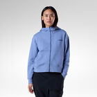 Sudadera con logotipo y cremallera completa para mujer