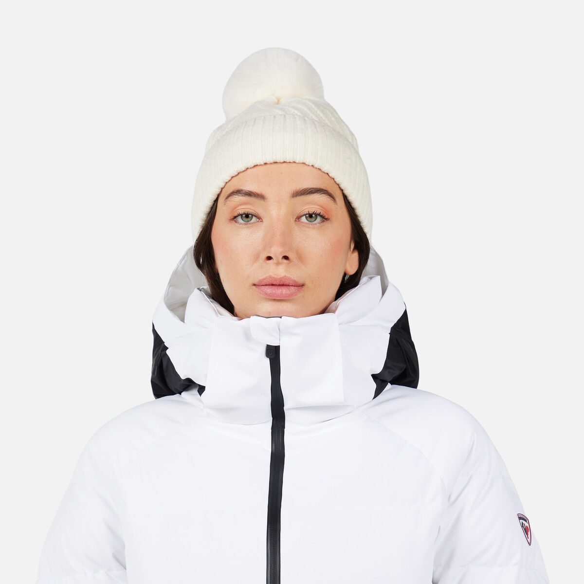 Rossignol Women's Ciastel Down Mix Ski Jacket White