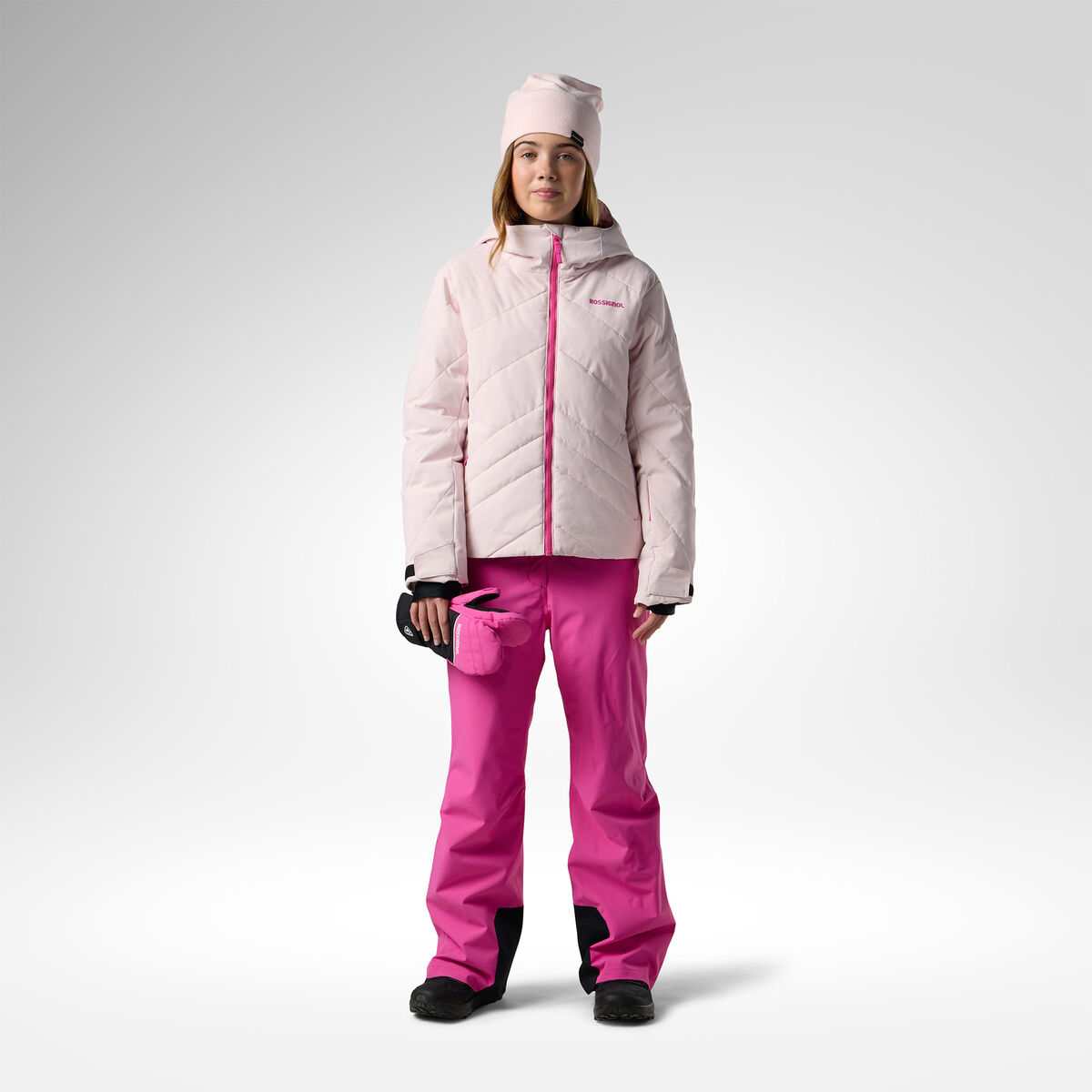 Rossignol Juniors' Staci Insulated Ski Jacket Pink Purple