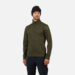 Rossignol Men's Stretch Half-Zip Mid Layer green