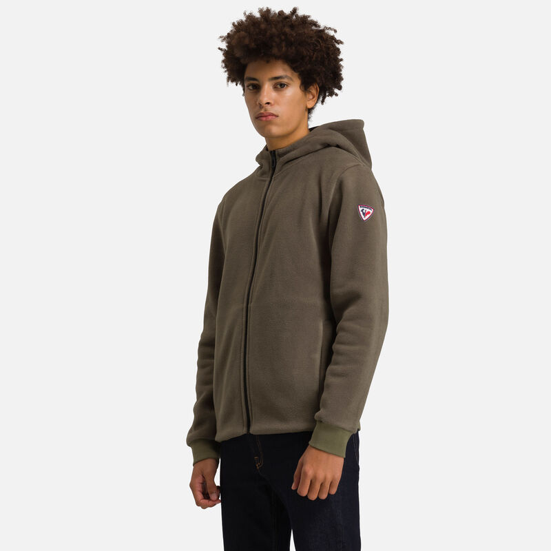 VogeLuxe | Men’s Ribbed Full-Zip Sweater