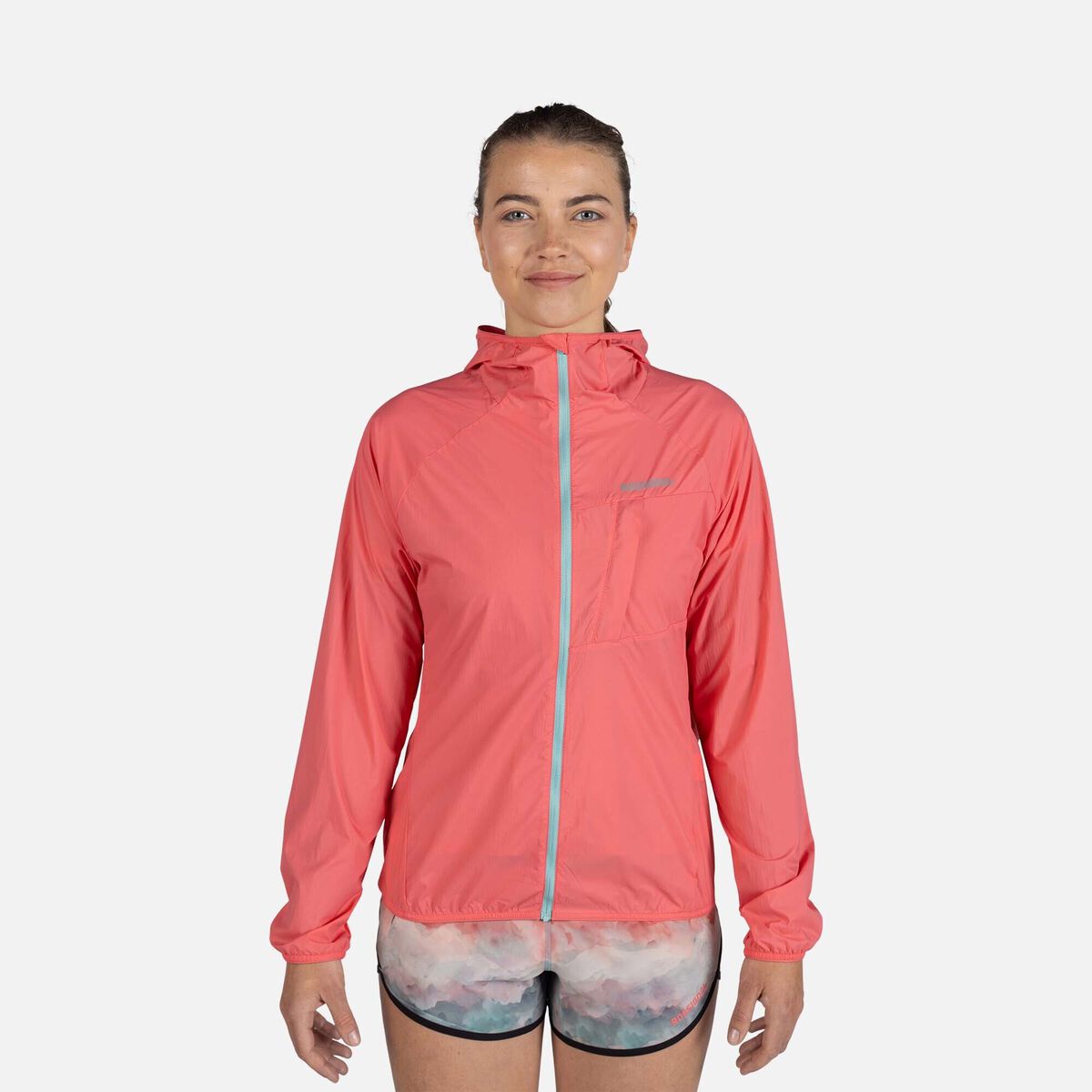 Rossignol Women's Sidelhorn Packable Jacket Pink Purple