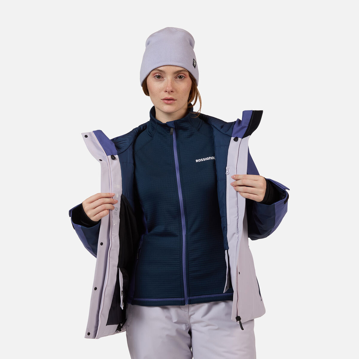 Rossignol Women's Velika Insulated Ski Jacket Pink/Purple