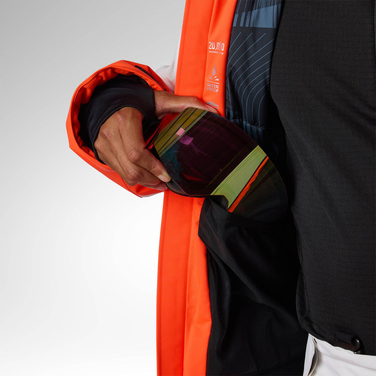 Rossignol Men's 4-Way Stretch Insulated Ski Jacket Red