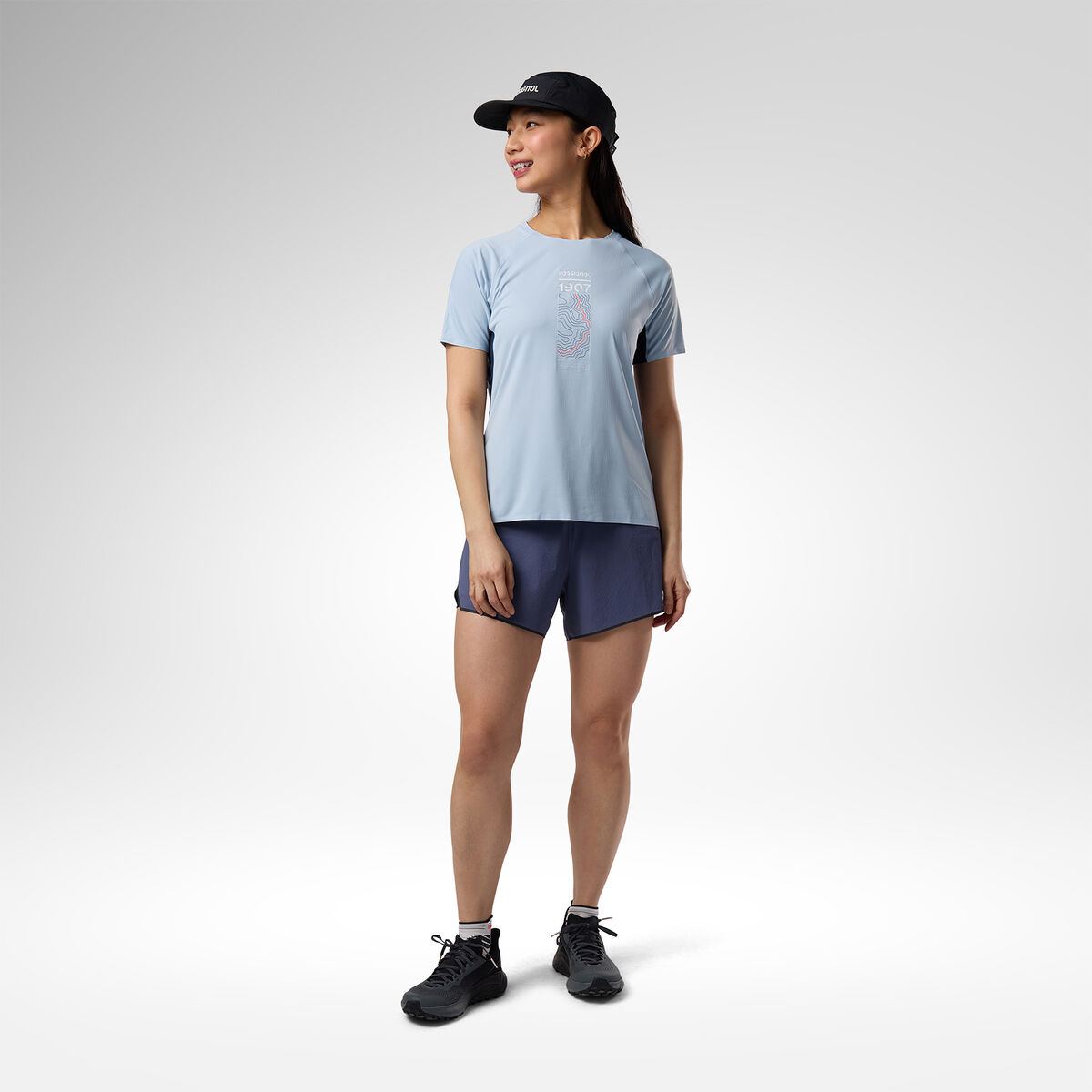 Rossignol Women's Sapa 2-in-1 Shorts 5" Blue