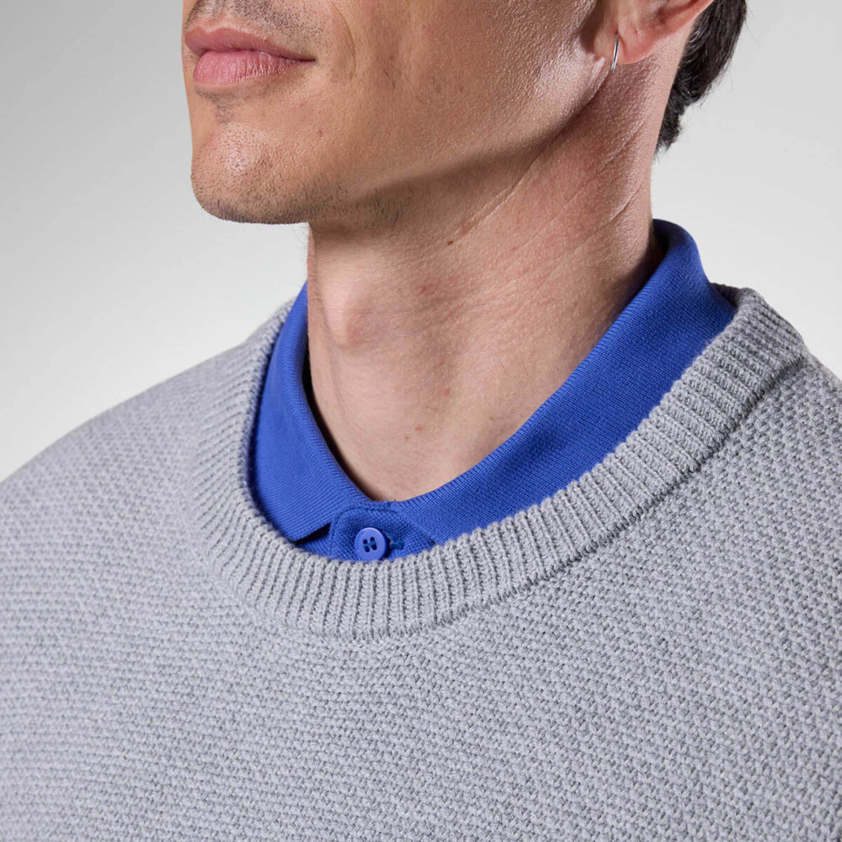Rossignol Men's Knit Crewneck Sweater Grey