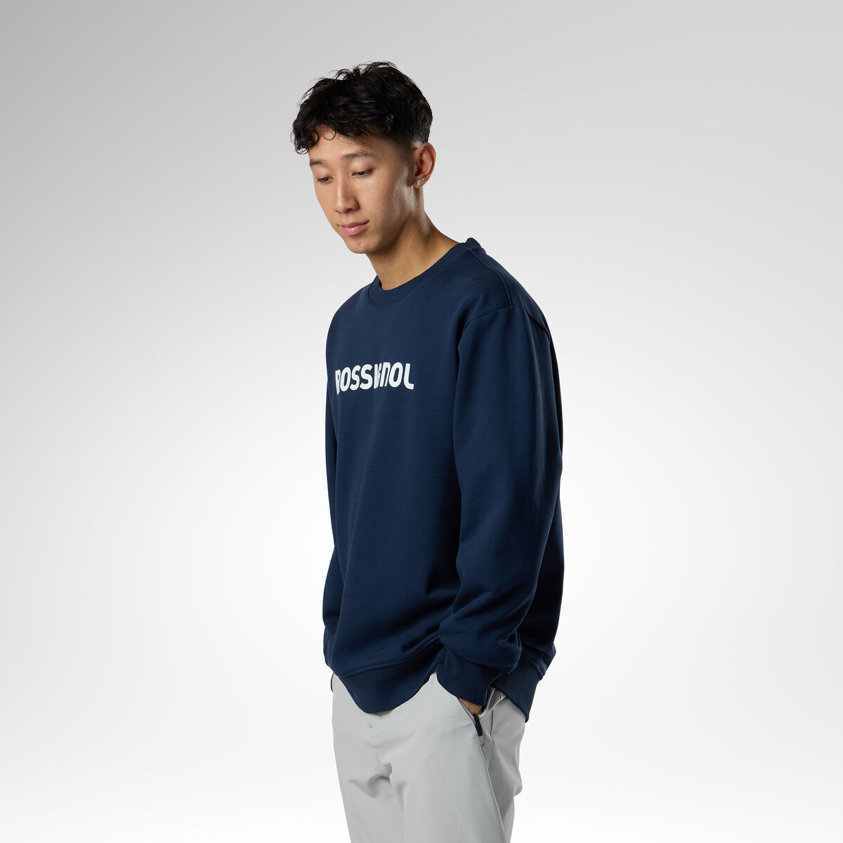 Rossignol Men's Prarion Crewneck Sweatshirt Blue