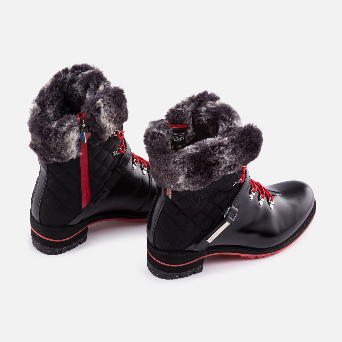 Rossignol Botas 1907 Megeve en negro acharolado para mujer Black