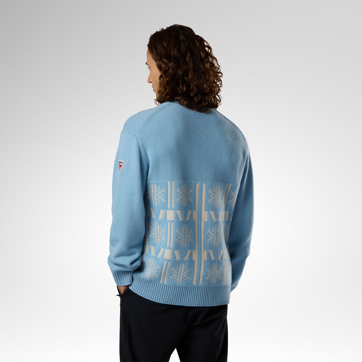 Rossignol Men's Patterned Crewneck Sweater [Ljava.lang.Object;@7b5a84a0