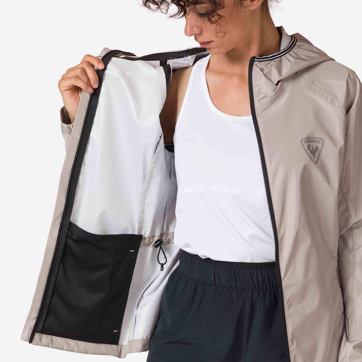 Rossignol Women's Active Rain Jacket Grey