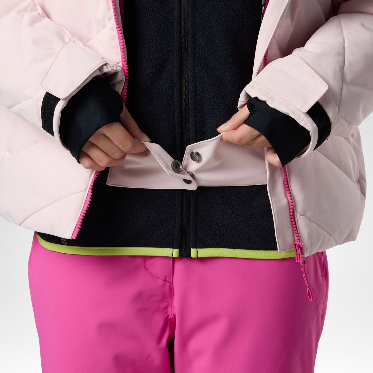 Rossignol Juniors' Staci Insulated Ski Jacket Pink Purple