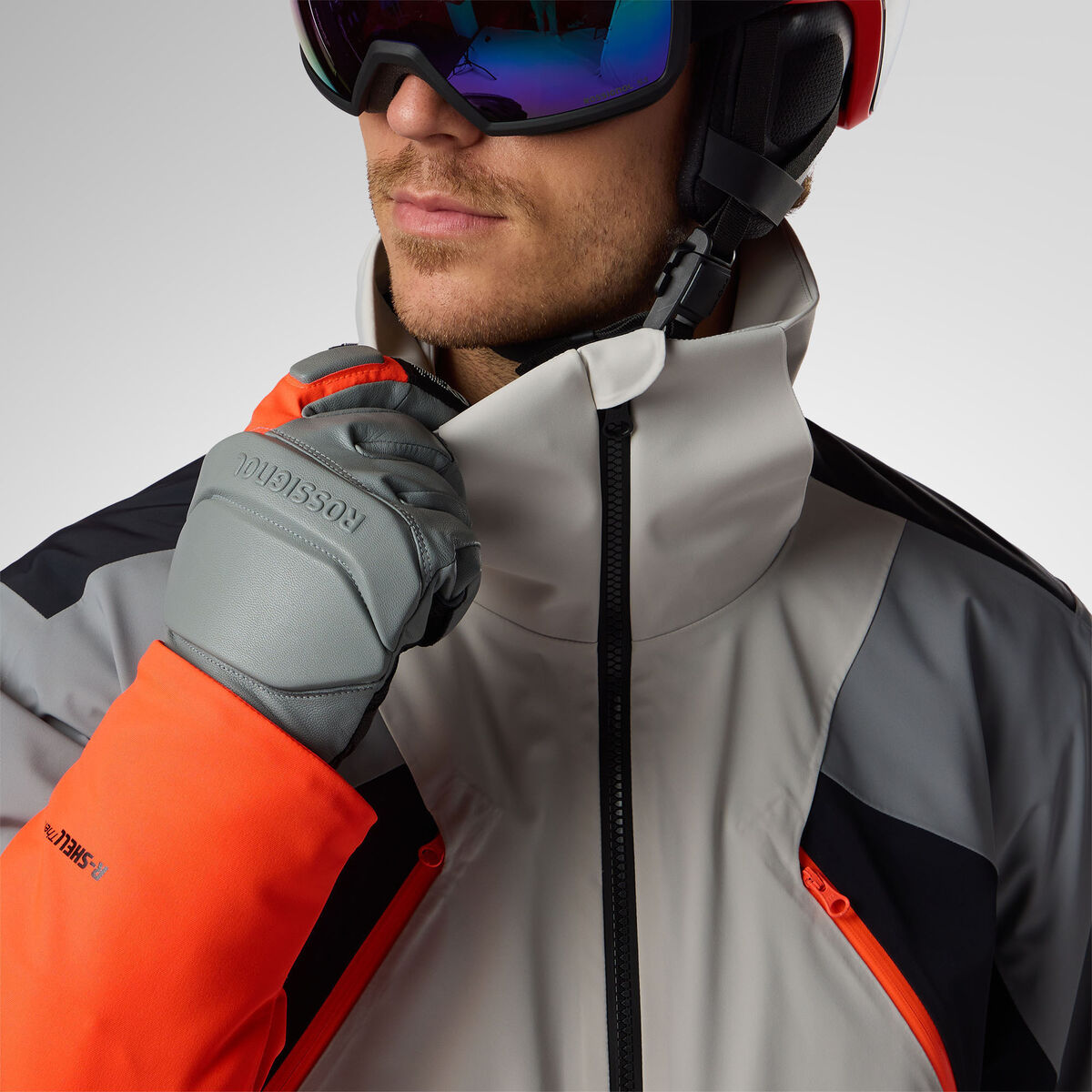 Rossignol Men's Hero 4WS Insulated Ski Jacket Grey