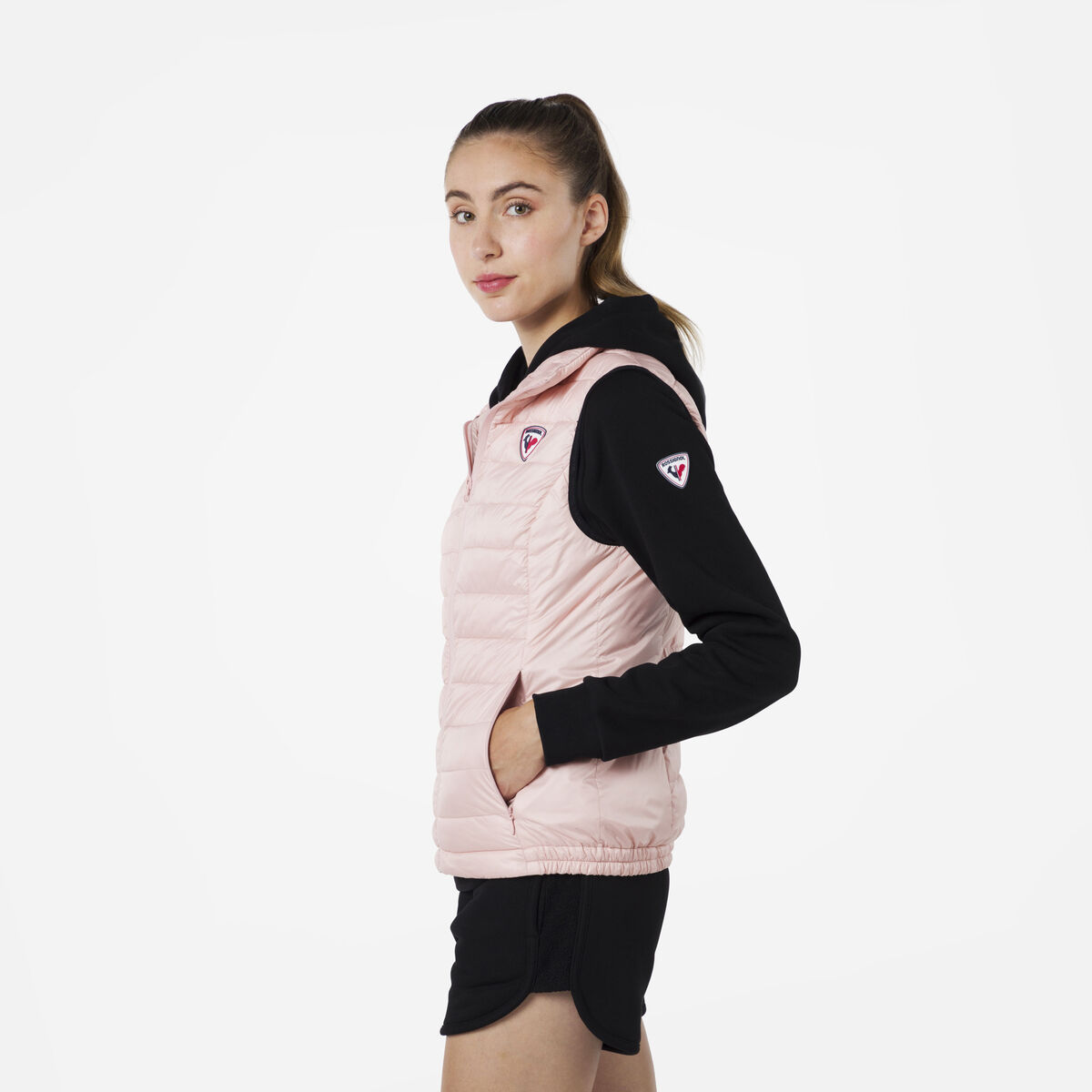 Rossignol Chaleco aislante para mujer Pink/Purple