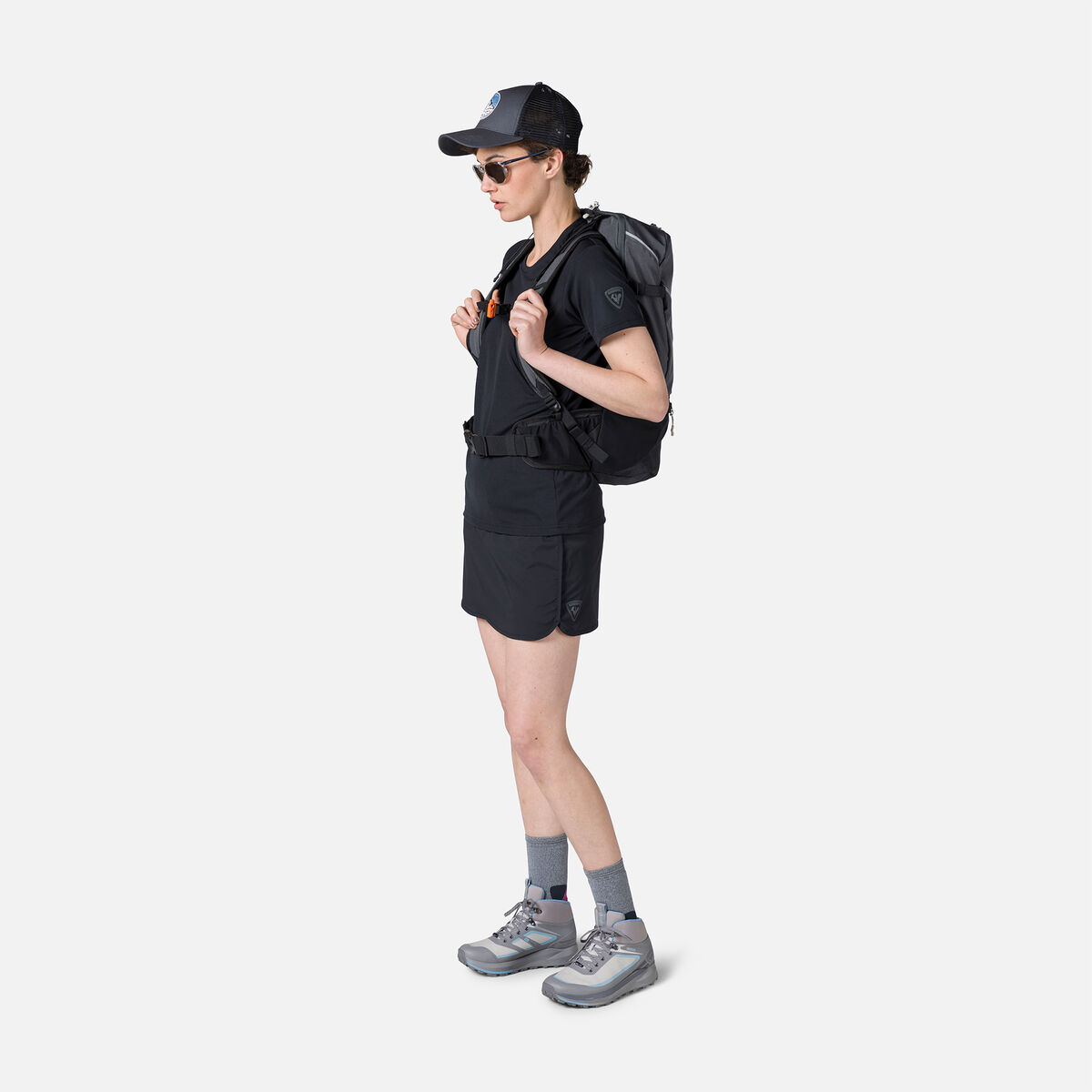 Rossignol Women's Plain Hiking Tee Black