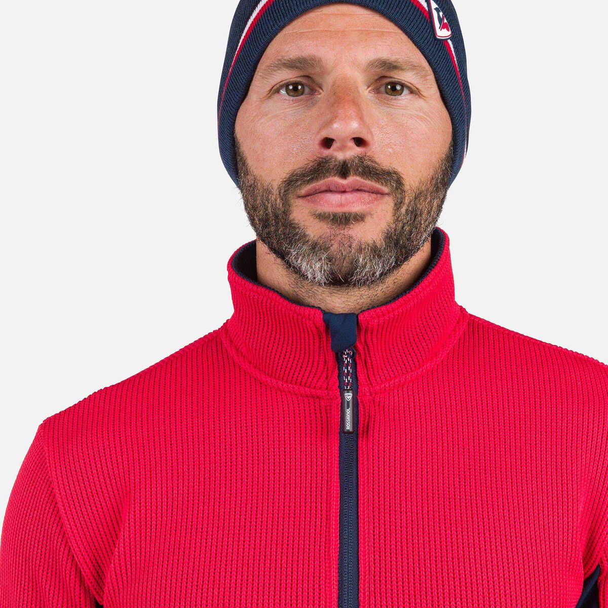 Rossignol Men's Cieloalto Half-Zip Fleece red