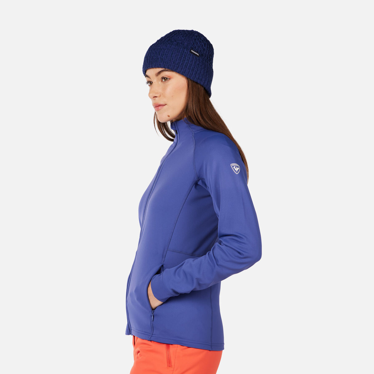 Rossignol Women's Ski Mid Layer Thin Jacket Blue