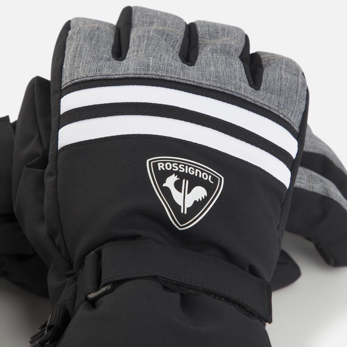 Rossignol Guanti da sci uomo impermeabili Action Grigio