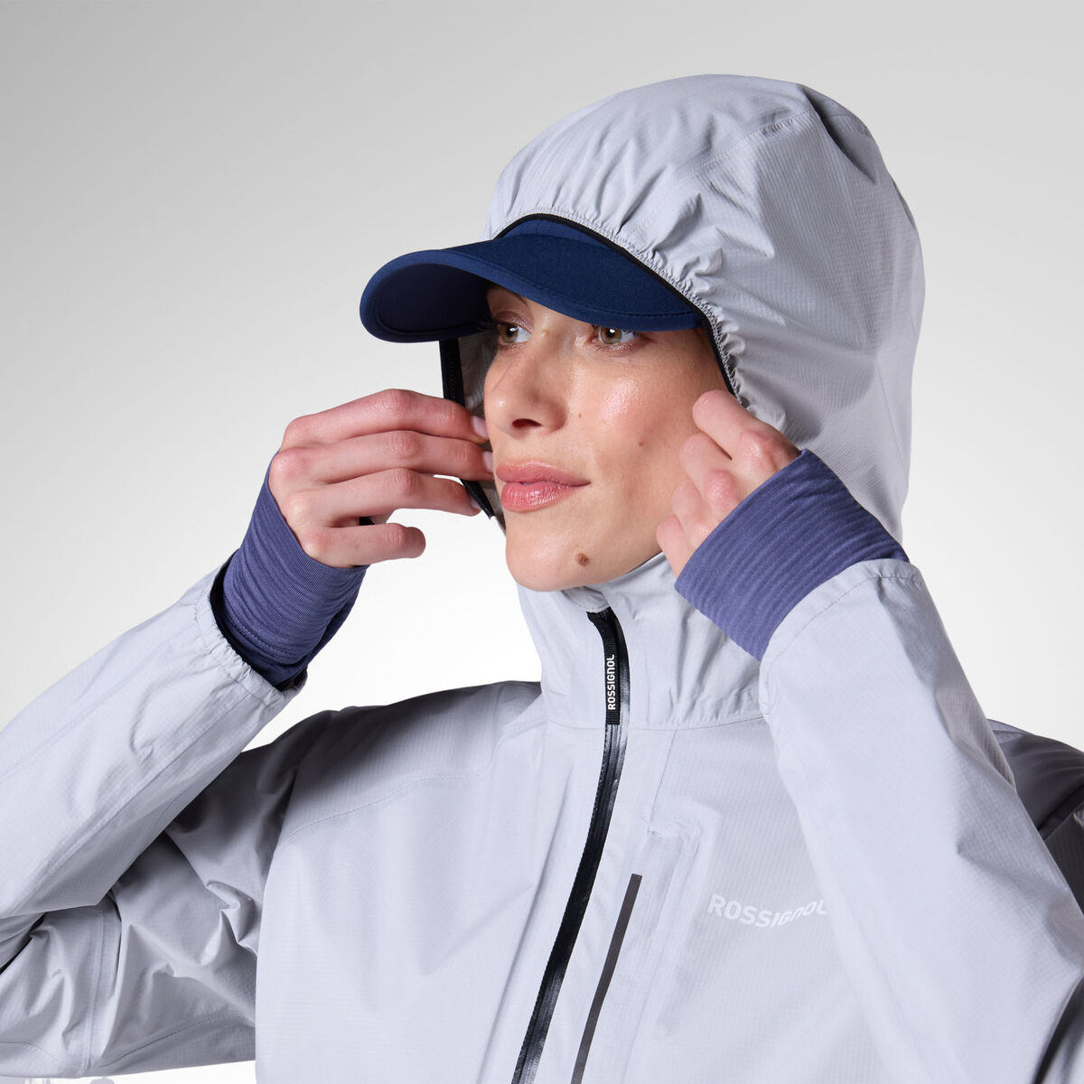 Rossignol Women's Rainproof 2.5L Shell Jacket Grey
