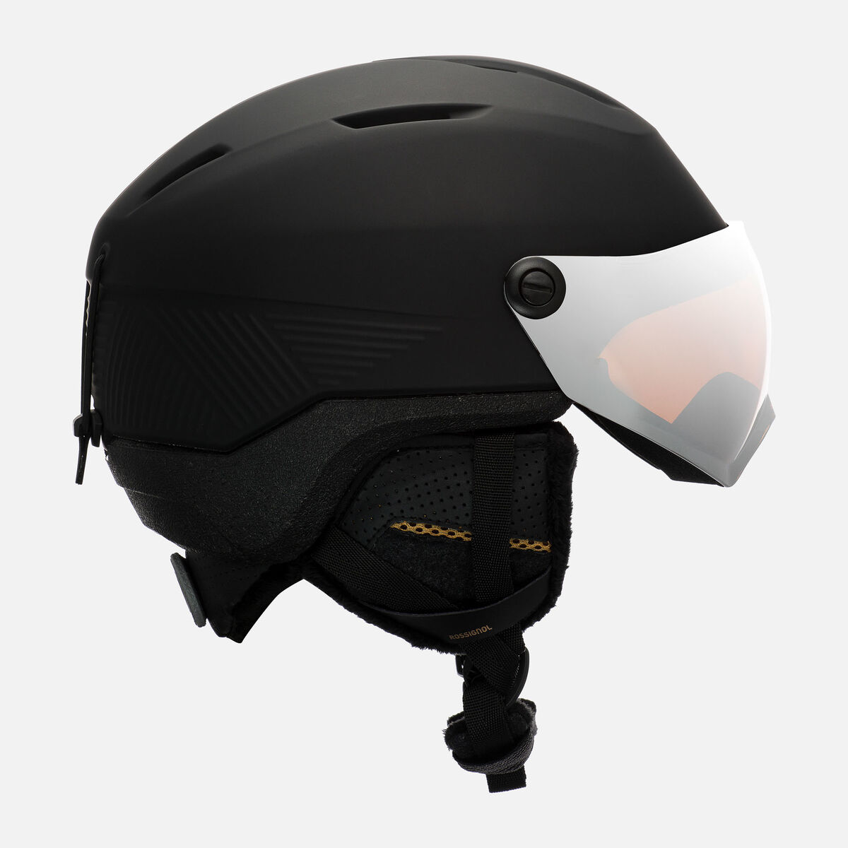 Rossignol Women's Helmet Fit Visor Impacts Black