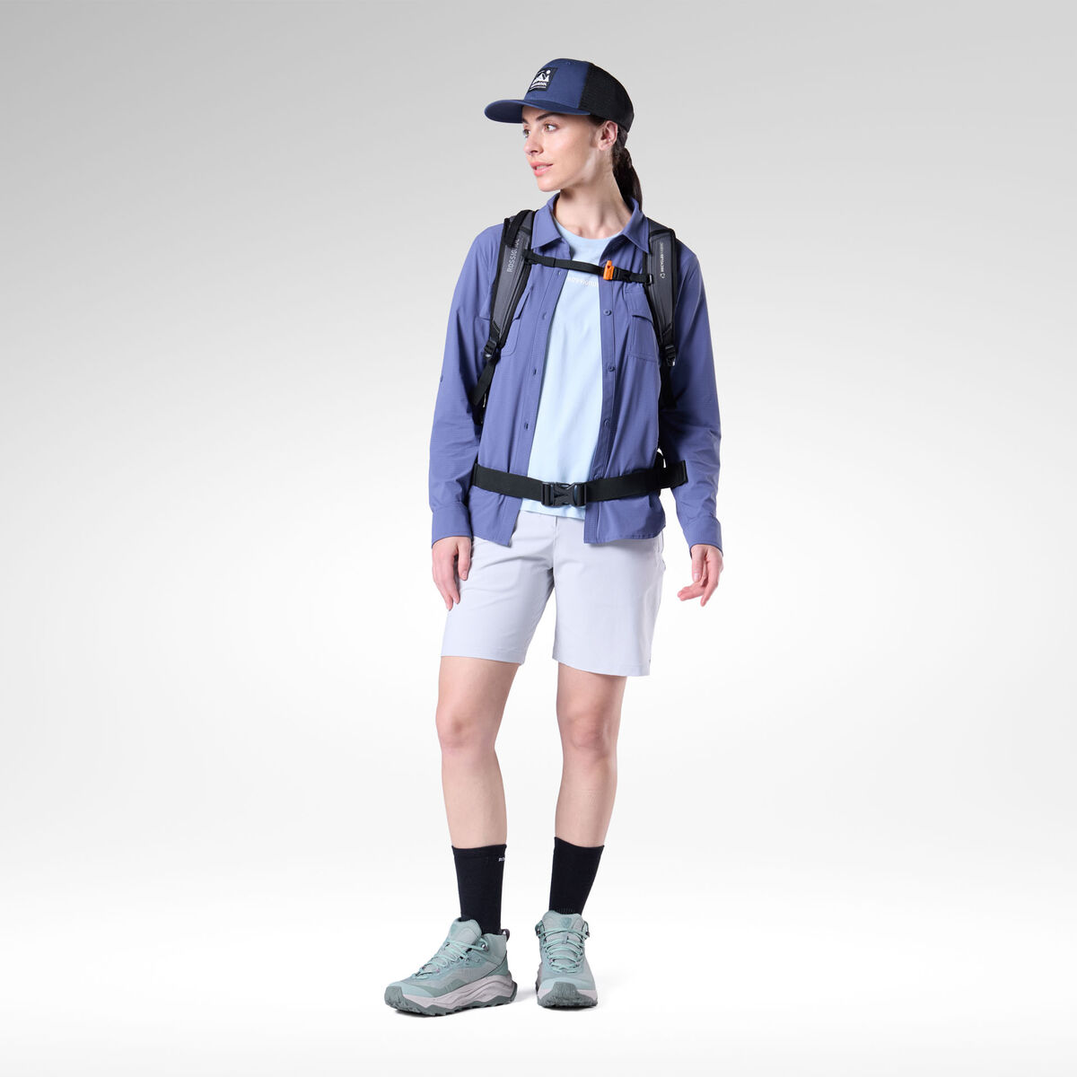 Rossignol Women's Long Sleeve Ventilation Shirt Blue