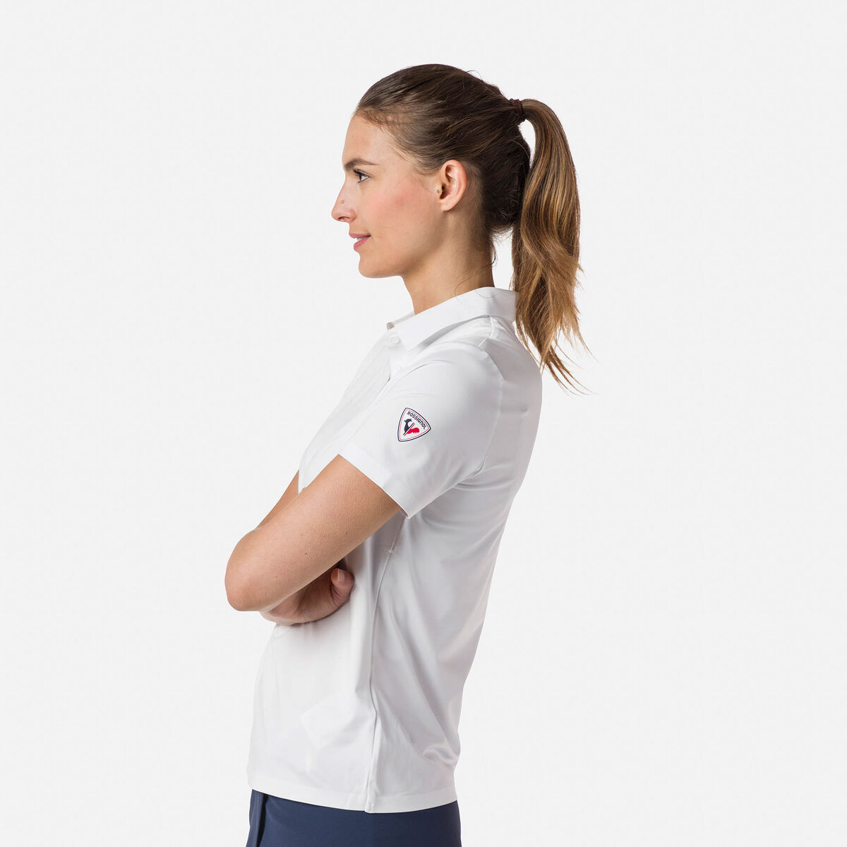 Rossignol Polo leggera traspirante da donna White