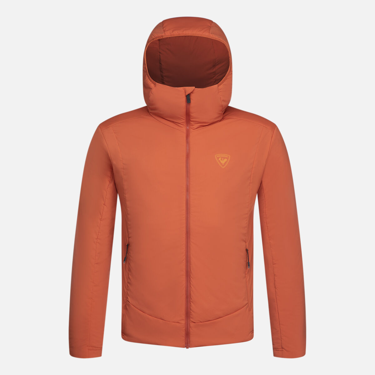 Rossignol Men's Opside Light Insulated Hoodie Jacket Brown