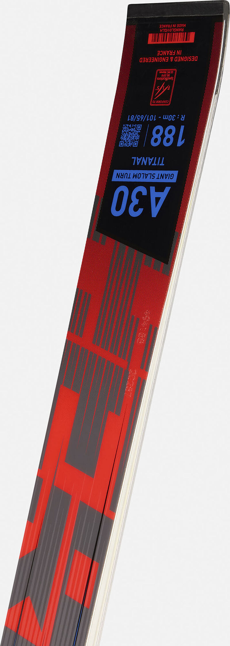 Rossignol Unisex's Racing Skis HERO ATHLETE FIS DH MEDIUM EUROPA CUP red