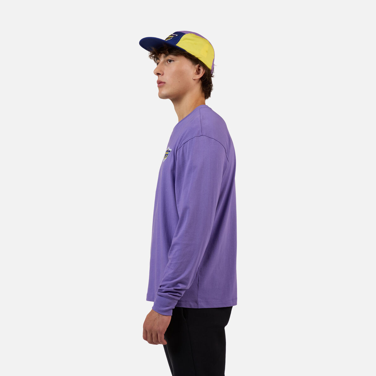 Rossignol Unisex Super Long Sleeve Tee Pink/Purple