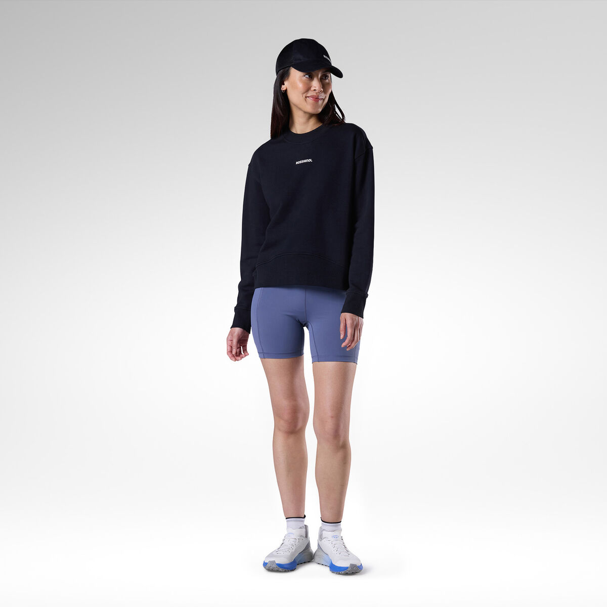 Rossignol Women's Logo Crewneck Sweatshirt Black