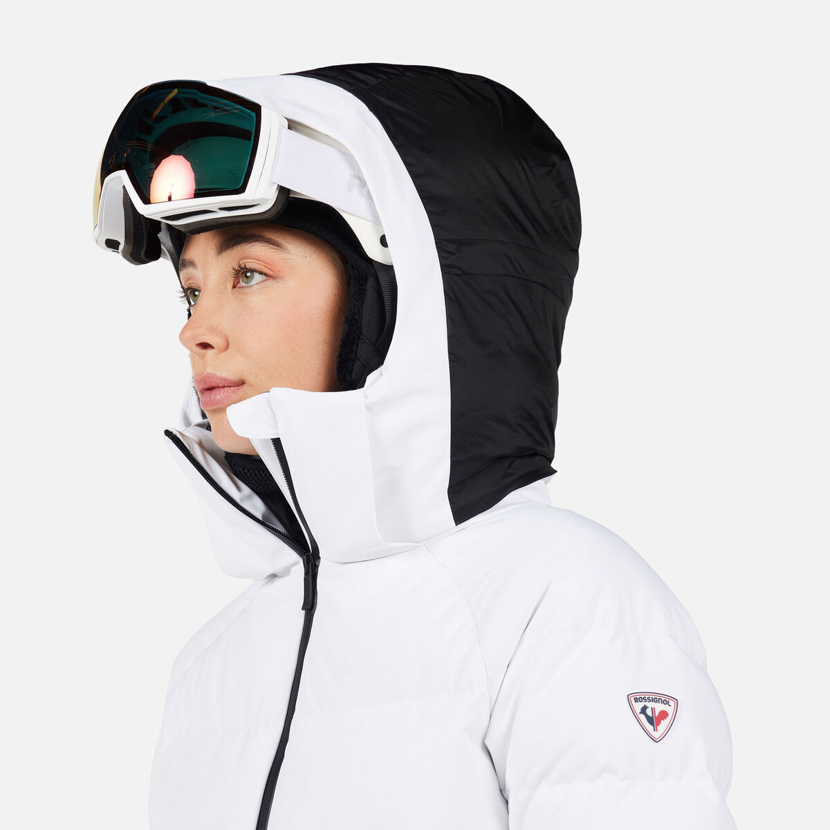 Rossignol Women's Ciastel Down Mix Ski Jacket White