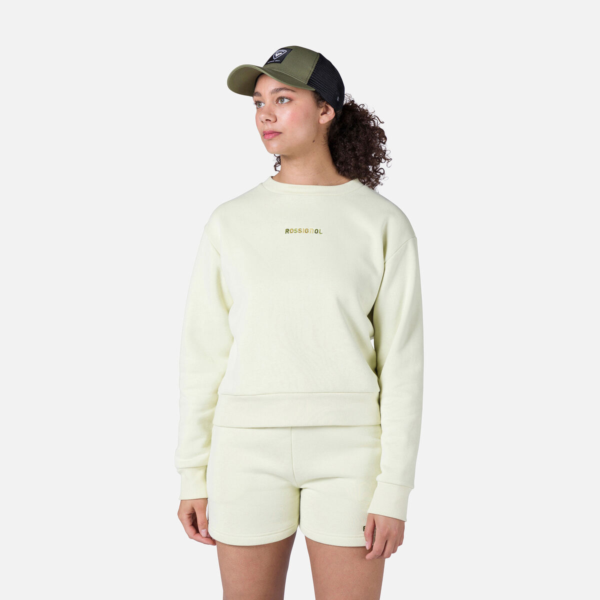 Rossignol Women's Embroidery Rossignol Sweatshirt Yellow
