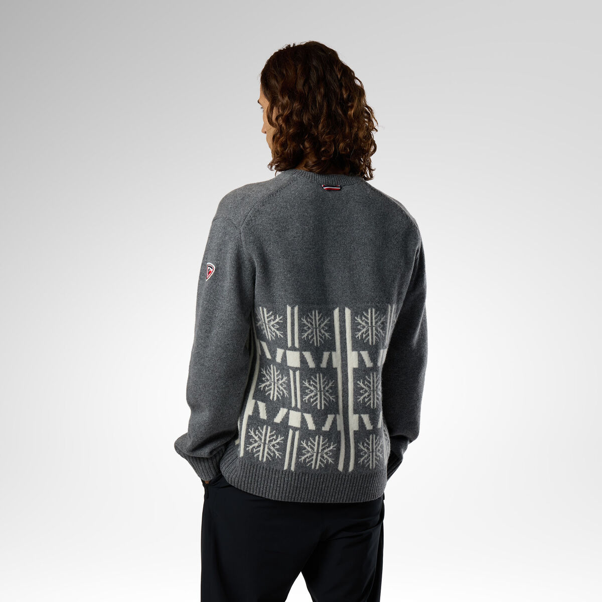 Rossignol Men's Patterned Crewneck Sweater [Ljava.lang.Object;@2860df59