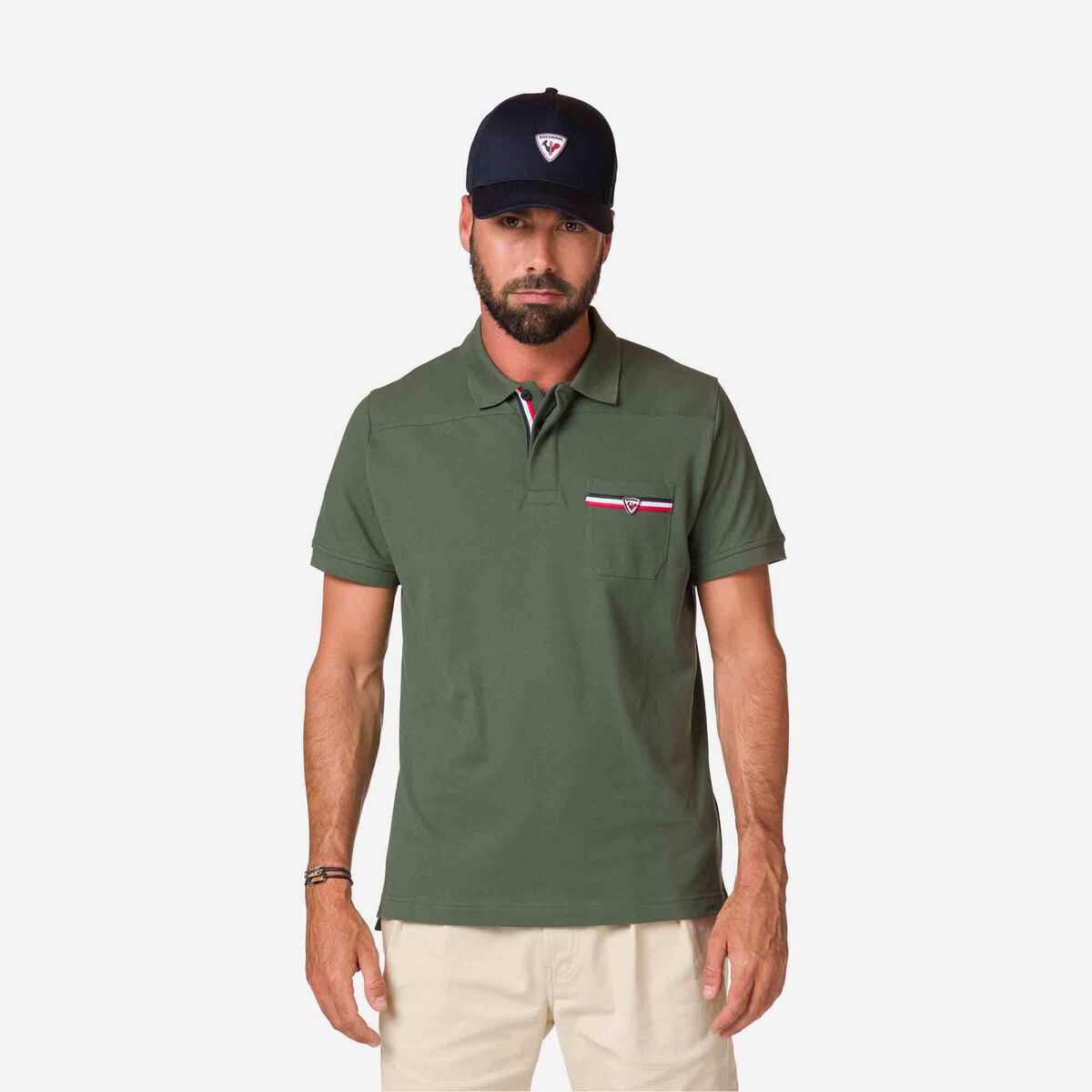 Rossignol Men's pocket logo polo shirt Green