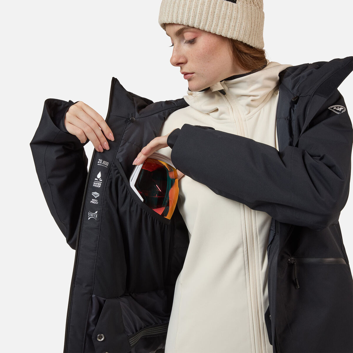 Rossignol Women's Rochrun Insulated Ski Jacket Black