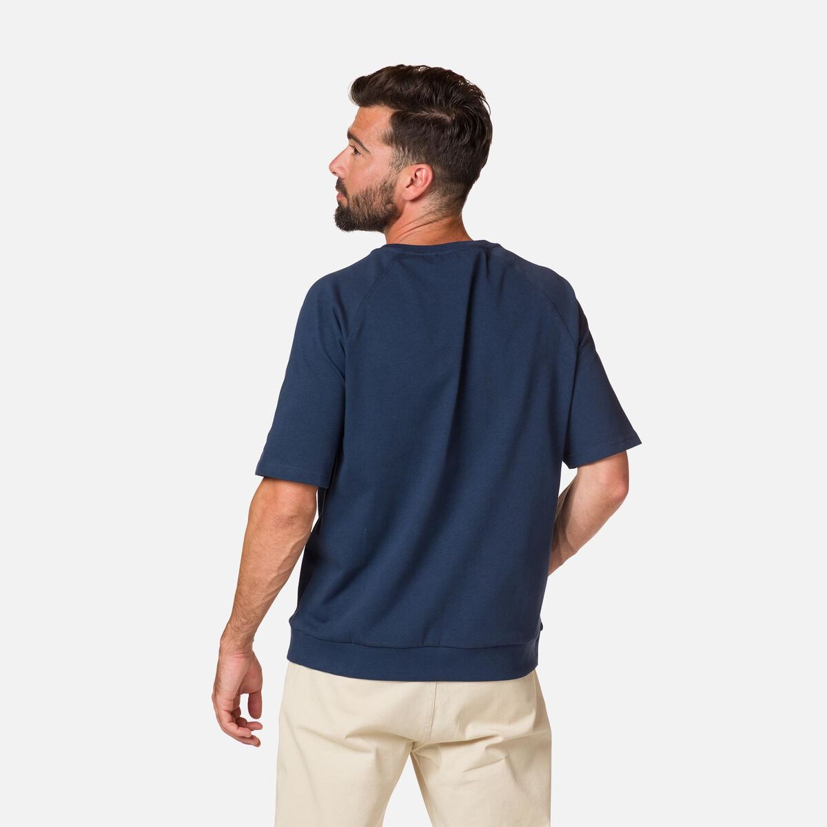 T-shirt confortable en coton à manches raglan courtes homme