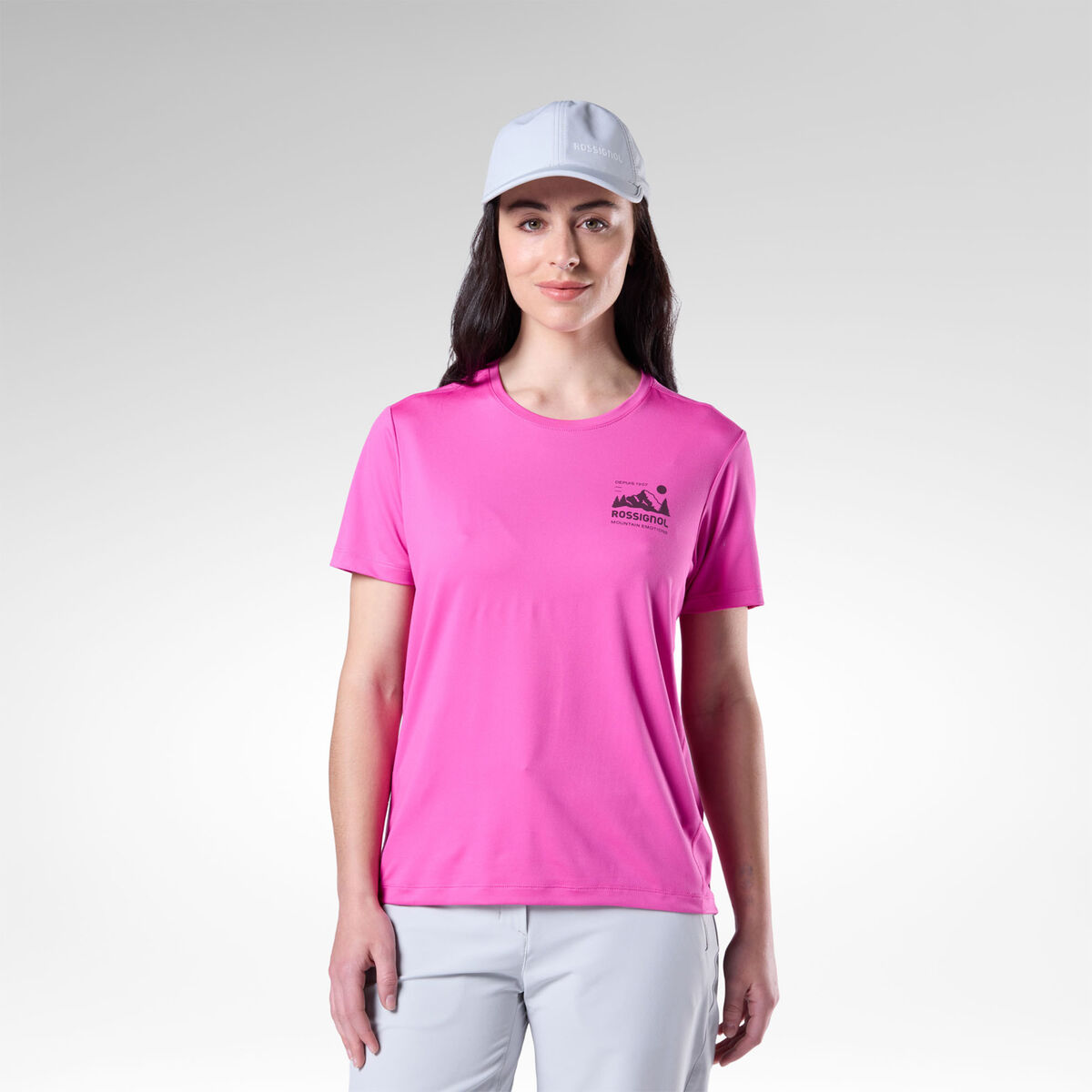Rossignol T-shirt Active graphique pour femmes Pink/Purple