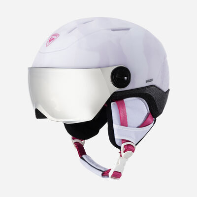 Giro Buzz MIPS - Casco de esquí para niños, casco de snowboard con escudo  de gafas integrado/visera para niños, niños y niñas