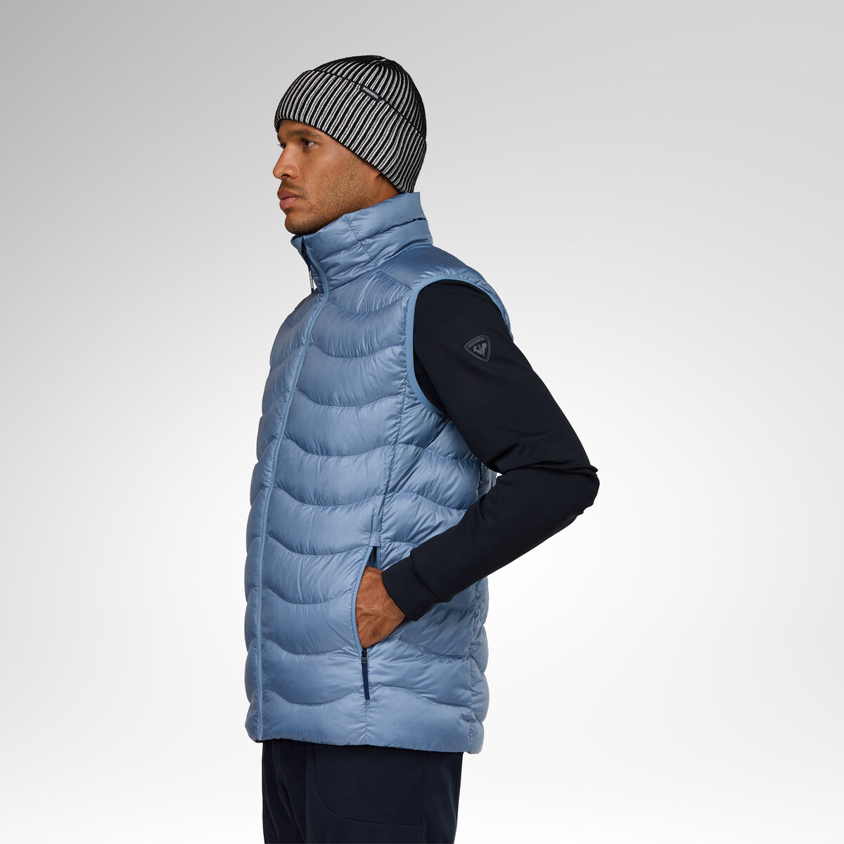 Rossignol Gilet en duvet Verok pour hommes Bleu