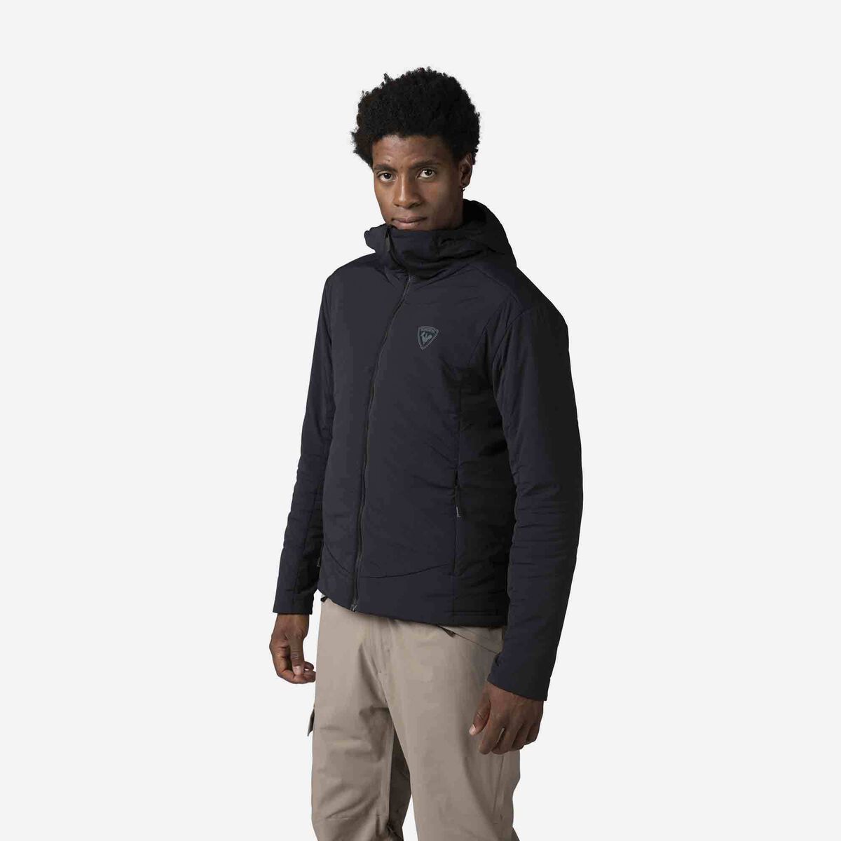 Rossignol Men's Opside Light Insulated Hoodie Jacket Black