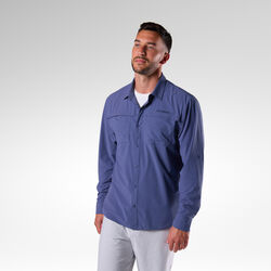 Rossignol Men's Long Sleeve Ventilation Shirt blue