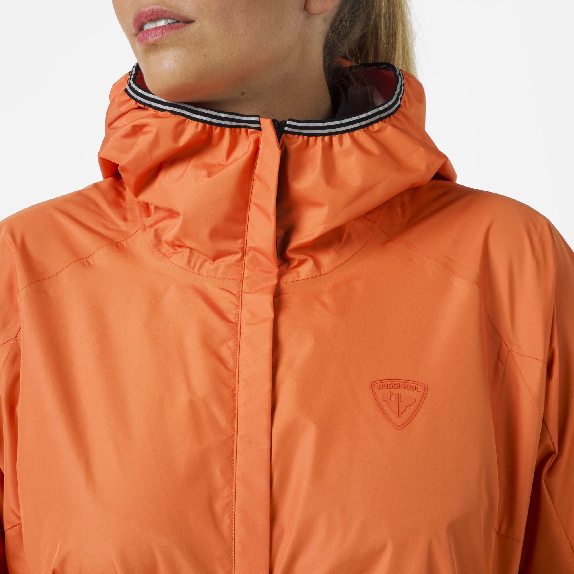 Women'S Active Rain Jacket | Orange | Softshell And Lightweight